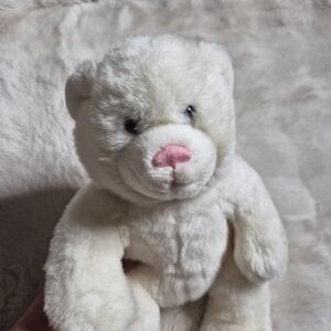 Build A Bear White Teddy Bear Plush Stuffed Animal BAB 14" Tall Kids Home Toy ✨️